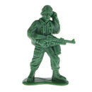 1/32 Green Military Soldier Action Figure Figurine 5cm for Sand Table Scene