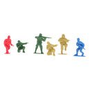 Military Combat Base Scene Building Toy Soldier Figure Tent Plane Tank Model Kids