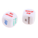 2Pcs Six Sided Dice Creative Beer Drinking Decider for Party Drink Props Toy