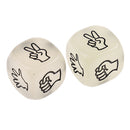 2x Funny Finger guessing Game Dice Rock Paper Scissors Game Toys Party Games