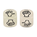 2x Funny Finger guessing Game Dice Rock Paper Scissors Game Toys Party Games