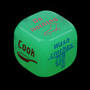2Pcs Glow in Dark D6 Dice Housework Decider Die Six Sided for Family Set Toy