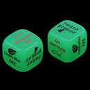 2Pcs Glow in Dark D6 Dice Housework Decider Die Six Sided for Family Set Toy