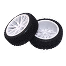 2pcs 1/16 Tire Off-road Tires Buggy Tyre Pull Rally Wheel for HPI HSP Hobao Savage ZDRacing LRP Wltoy
