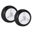 2pcs 1/16 Rally Tires Buggy Truck Tyre for HPI HSP Hobao Savage ZDRacing LRP