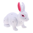 Plastic Electronic Rabbit Dolls Battery Simulation Animal Toy Figurine Children's Cute Toys Model Ornaments Xmas Gift