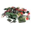 146PCS Plastic Toy Soldiers Army Men 5cm Figures Accessories Model Play Set