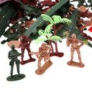 400PCS Plastic Toy Soldiers Army Men 5cm Figures Accessories Model Play Set