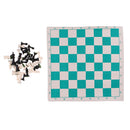 Portable Chess Bag Chessboard Set for Tournament Club With Roll-up Board