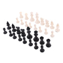 32 Pieces Medieval Chess Pieces International Chess Game Entertainment Black&White