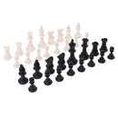 32 Pieces Medieval Chess Pieces International Chess Game Entertainment Black&White