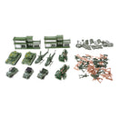 43Pcs Military Toy Soldier Action Figure Combat Vehicle Layout for Diorama