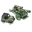43Pcs Military Toy Soldier Action Figure Combat Vehicle Layout for Diorama