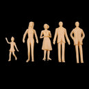 50x Human Figures 1:30 Passengers Model for Sand Table Collection Unpainted