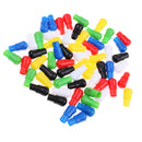 60pcs 23mm Mixed Color Replacement Plastic Pegs for Traditional Family Game Hexagon Wooden Chinese Checkers