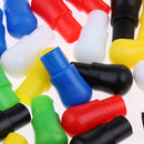 60pcs 23mm Mixed Color Replacement Plastic Pegs for Traditional Family Game Hexagon Wooden Chinese Checkers