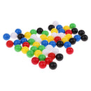 60pcs Plastic 1cm Diameter Round Balls for Wooden Connecting Four Balls in A Line Family Game