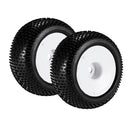 RC Car Model Replacement Parts Wheel Rim Tire Tyre 2Pcs for 1/8 ZDRacing LRP