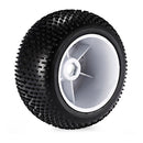 RC Car Model Replacement Parts Wheel Rim Tire Tyre 2Pcs for 1/8 ZDRacing LRP