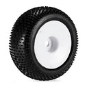 RC Car Model Replacement Parts Wheel Rim Tire Tyre 2Pcs for 1/8 ZDRacing LRP
