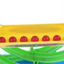 Double Roller Coaster Track Pinball Toy Marble Shooting Game Toy for Child