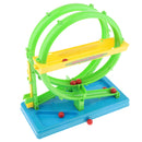 Double Roller Coaster Track Pinball Toy Marble Shooting Game Toy for Child