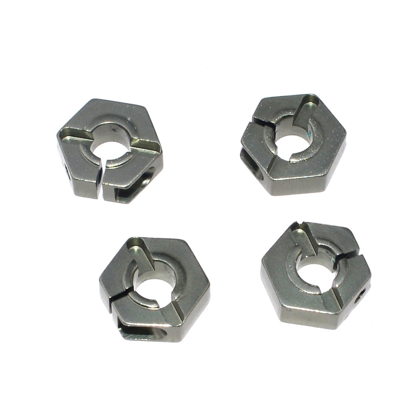 1/10 RC Vehicle Upgarde Part Wheel Hex Hub Adapter 12x5mm for HSP HPI - Gray