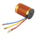 Orange 9T 4370KV Brushless Motor Metal Slot 4P for 1/10 RC Truck Spare Parts