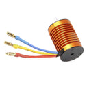 Orange 9T 4370KV Brushless Motor Metal Slot 4P for 1/10 RC Truck Spare Parts