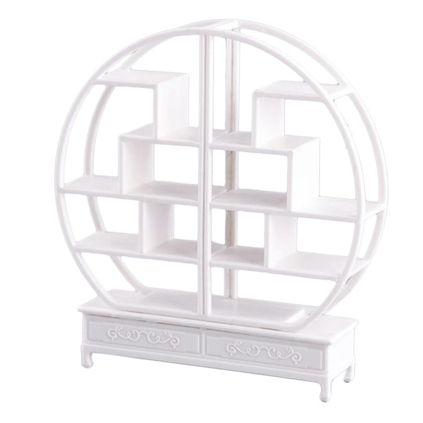 1/20 Scale DIY Chine Style Furniture Shelf Model for Home Table Decoration