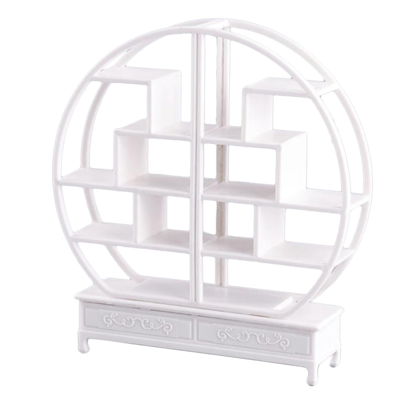 1/20 Scale DIY Chine Style Furniture Shelf Model for Home Table Decoration