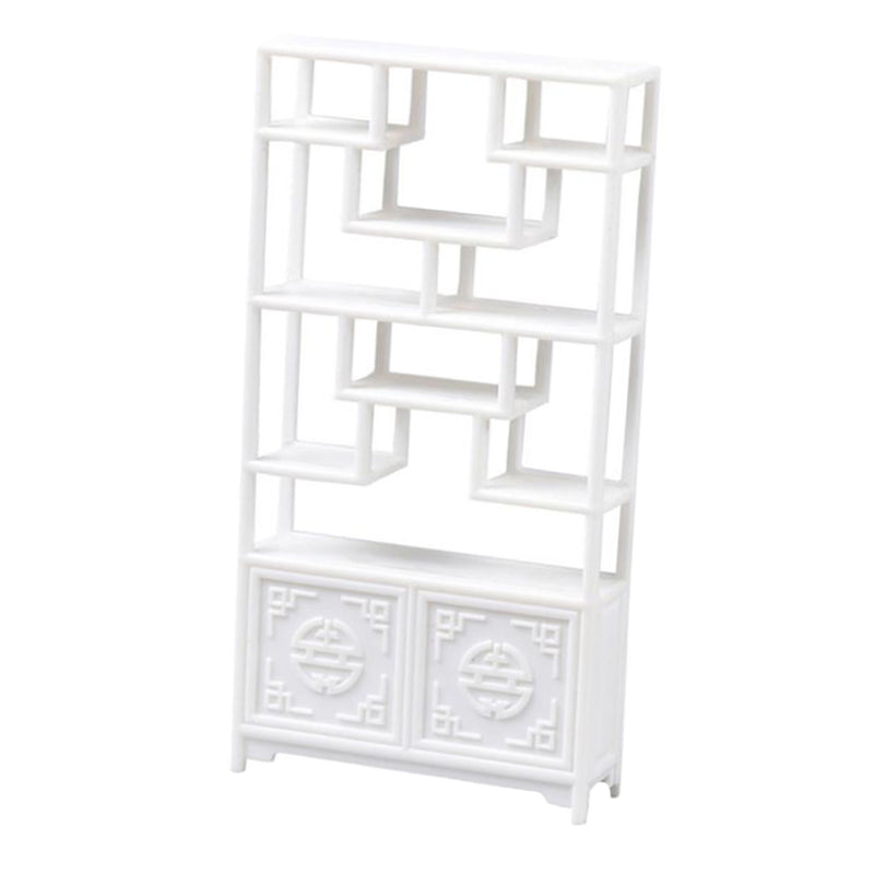1/25 Scale DIY Chine Style Furniture Shelf Model for Home Table Decoration