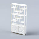 1/25 Scale DIY Chine Style Furniture Shelf Model for Home Table Decoration