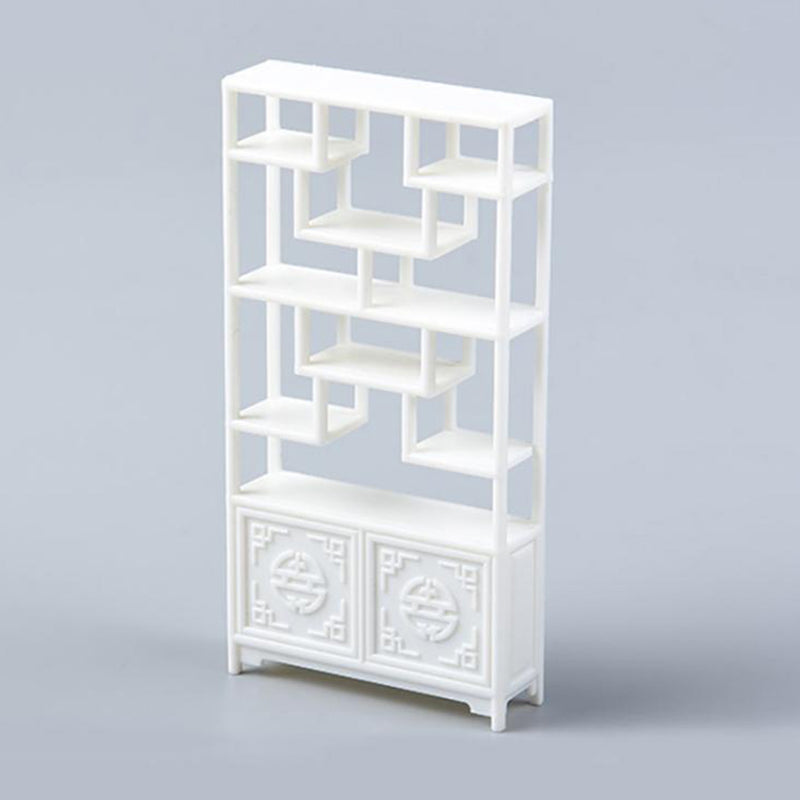 1/25 Scale DIY Chine Style Furniture Shelf Model for Home Table Decoration