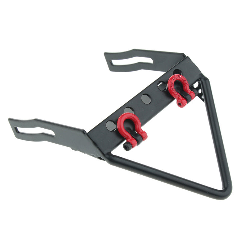 1/10 RC Crawler Bumper Bull Bar w/ Shackle Tow Hook for Axial SCX10 Car Accs