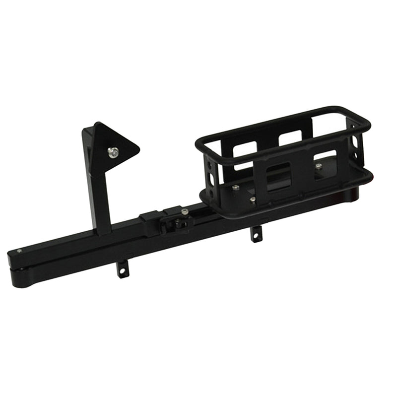 1/10 RC Car Model Parts Rear Bumper+Spare Wheel Carrier for D90 D110 Crawler