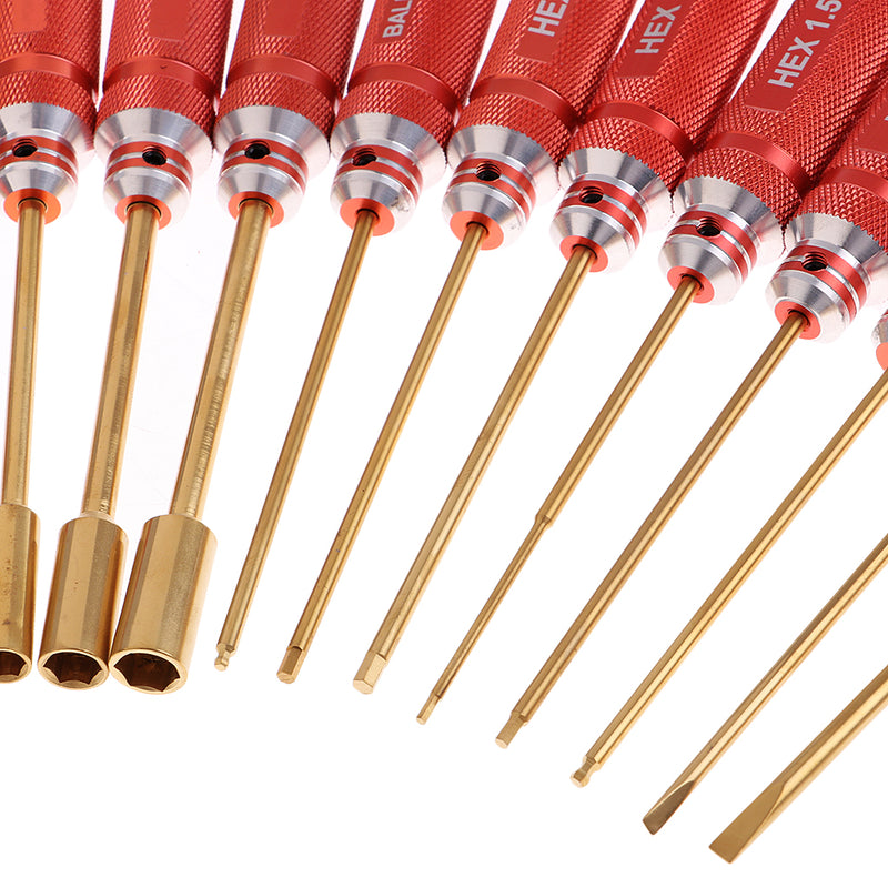 1 Set 14 in 1 Tool Kit Screwdriver Pliers with Box for RC Helicopter Car Airplane and more