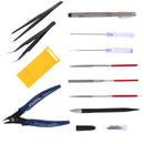 1 Set 11pcs Modeler Basic Tools Craft Model Tool Set for Gundam Model Building Kits