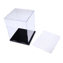 Transparent Model Display Case Box Dustproof Box with LED Lights for Figure Toys