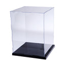 Transparent Model Display Case Box Dustproof Box with LED Lights for Figure Toys