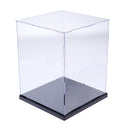 Transparent Model Display Case Box Dustproof Box with LED Lights for Figure Toys