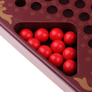 Wooden Chinese Checkers Hexagon Checkers Puzzle Game Family Travel Game Set