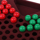 Wooden Chinese Checkers Hexagon Checkers Puzzle Game Family Travel Game Set