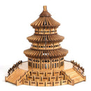 DIY 3D Wooden Jigsaw Puzzle Toys Intelligence Assembly Craft Model For Children Toys