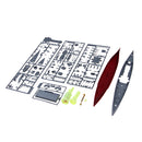1:700 Scale 30cm Plastic WWII Warship GE Scharnhorst Battleship Model Kits