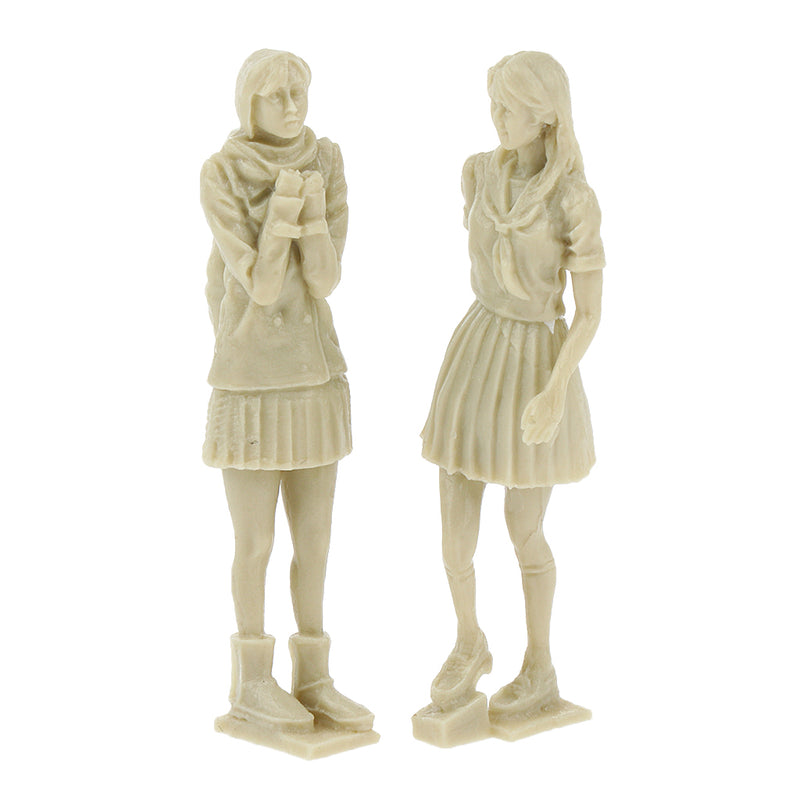 1/35 Resin Figure Girl Model Kit Resin Sculpture Unassembled Unpaited Figure