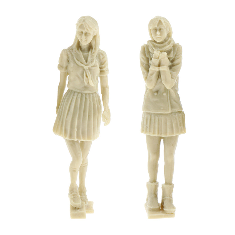 1/35 Resin Figure Girl Model Kit Resin Sculpture Unassembled Unpaited Figure