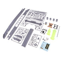 Kids DIY 1/144 WWII German XXI-U-2518 Submarine Undersea Boat Ship Model Toy