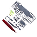1:700 Scale Plastic USS Carl Vinson Aircraft Carrier Battleship Model Kits