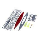 1:700 Scale Plastic WWII Germany Tirpitz Battleship Watercraft Model Kits